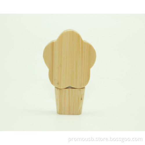 Custom Usb Drives Flower wood 8GB Promotional pendrive